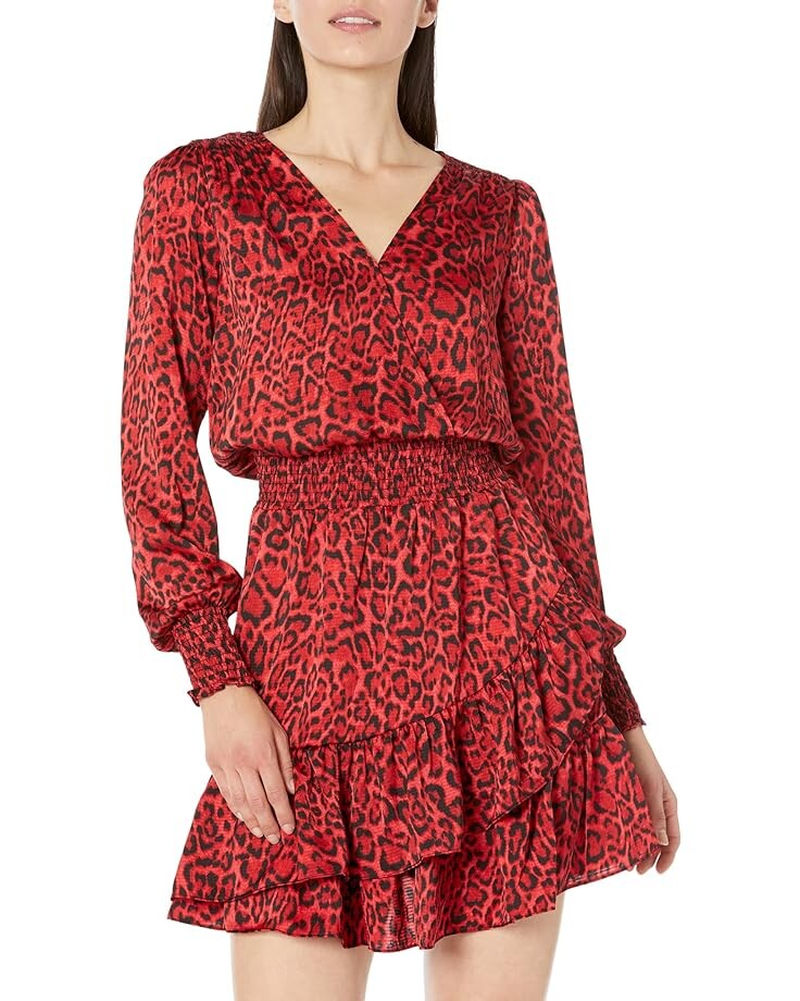 

Платье MICHAEL Michael Kors Wildcat Smock, цвет Crimson