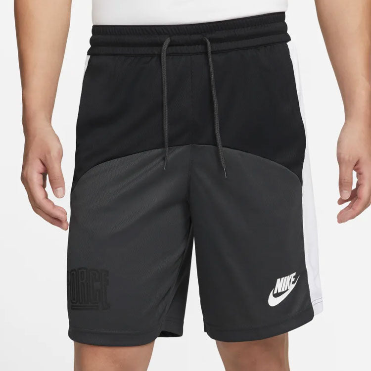 Шорты Men's Nike Colorblock Logo Straight Shorts Black Gray DQ5827-010 — фото 3