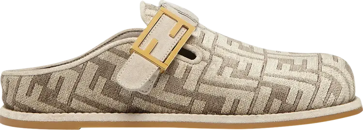 Кроссовки Fendi Wmns Feel Sabot 'FF Baguette - Dove Grey', серый