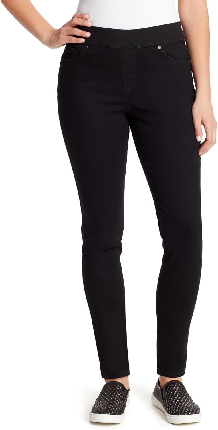

Gloria Vanderbilt Womens Avery Slim Pull on Pant Petite