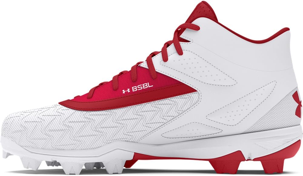 

Бейсбольные бутсы Under Armour Mens Leadoff Mid 3.0, (600) Red/White/Red