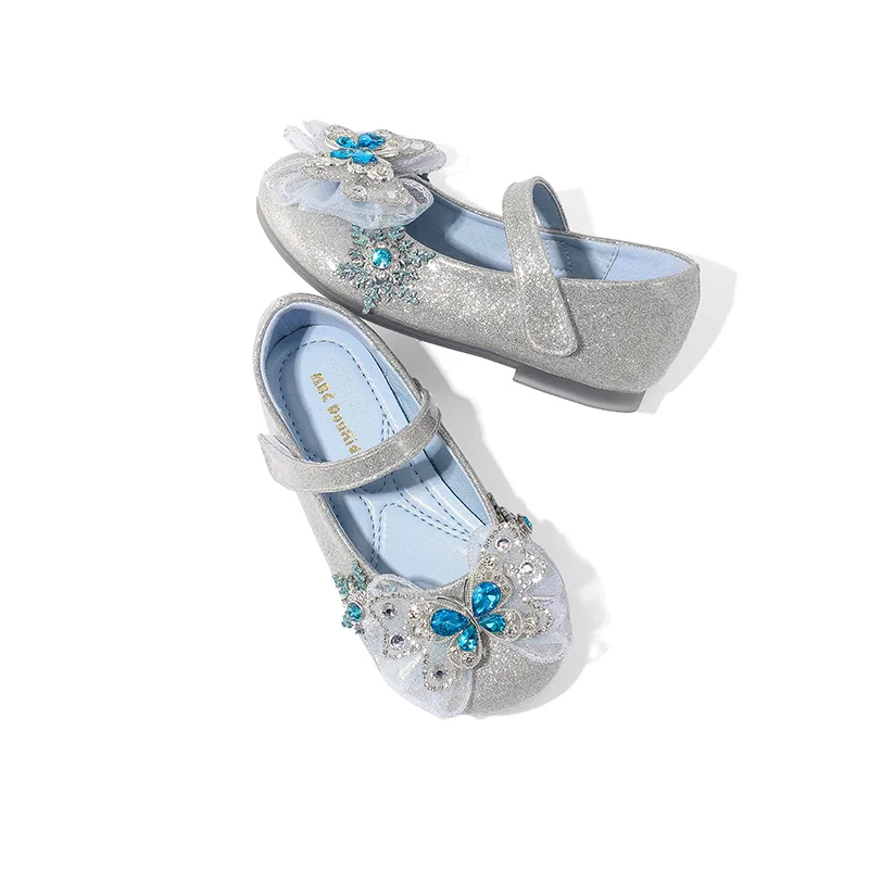 Детские кожаные туфли ABC DOUKIDS Low top ABCdoukids, Apricot — фото 4