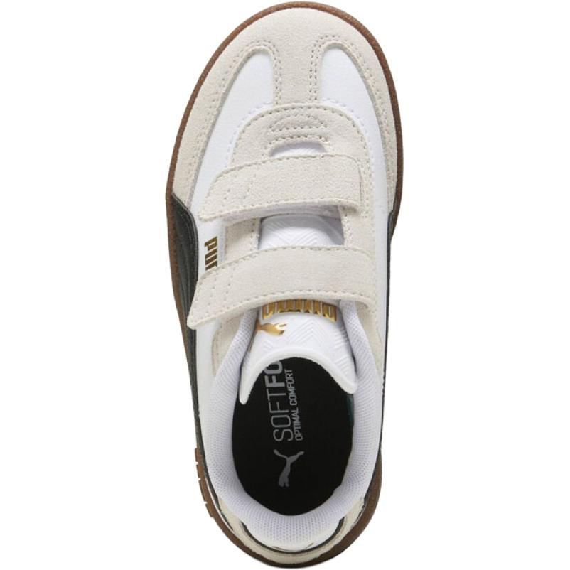 PUMA Club II Era Low top Детские скейтборд кроссовки White Black Gold Kids' — фото 4