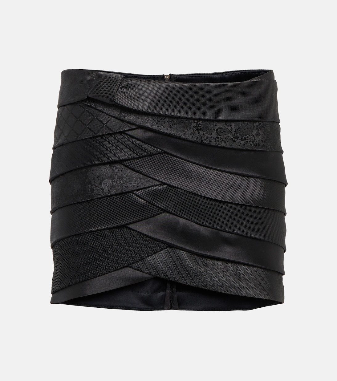 

Мини-юбка из жаккарда Coperni, черный