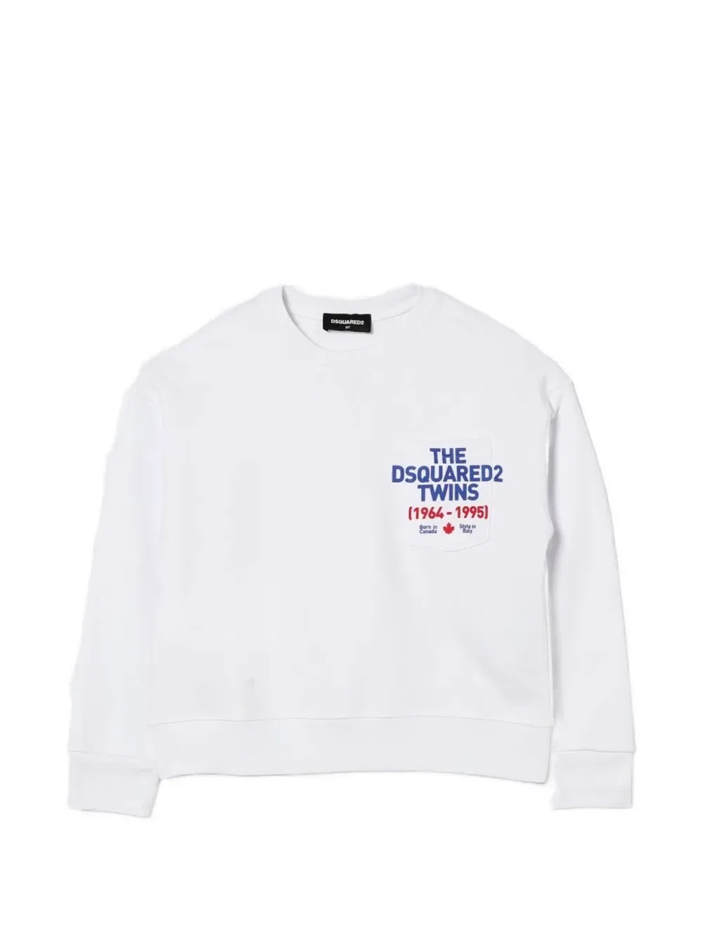 Свитер с логотипом DSQUARED2 KIDS, белый