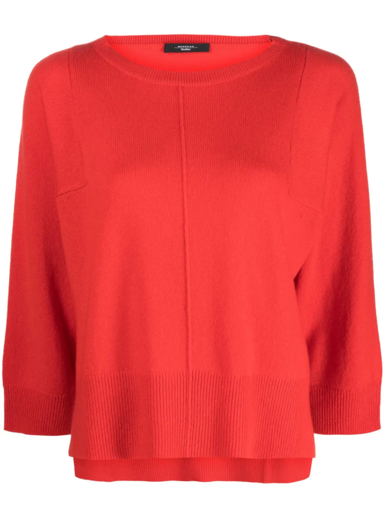 

Max Mara кашемировый топ Alce с вырезом-лодочкой, красный