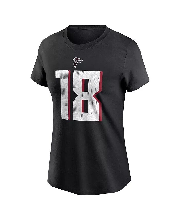 Женская черная футболка с именем и номером игрока Kirk Cousins ​​Atlanta Falcons Nike, черный — фото 2