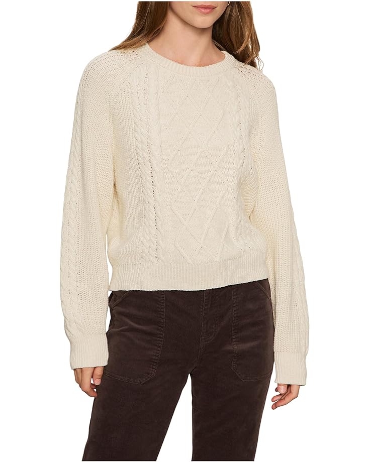 

Женский свитер Sanctuary Nomad Cable Popover, Chalk