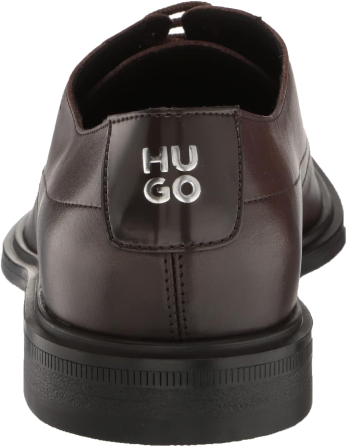 HUGO Мужские кожаные дерби Kerr Oxford, Hickory Brown — фото 3