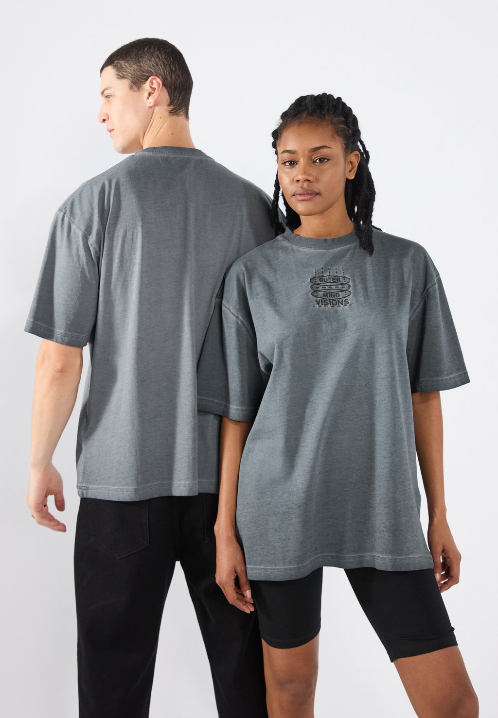 

Футболка с принтом UNISEX YOURTURN by Zalando, темно-серый