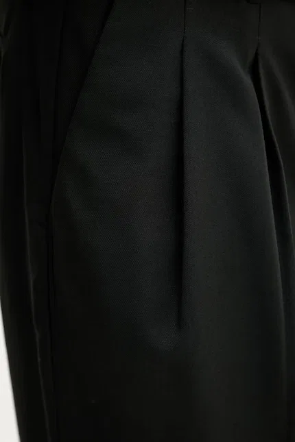 Брюки из шерстяной ткани Calvin Klein, черный — фото 4