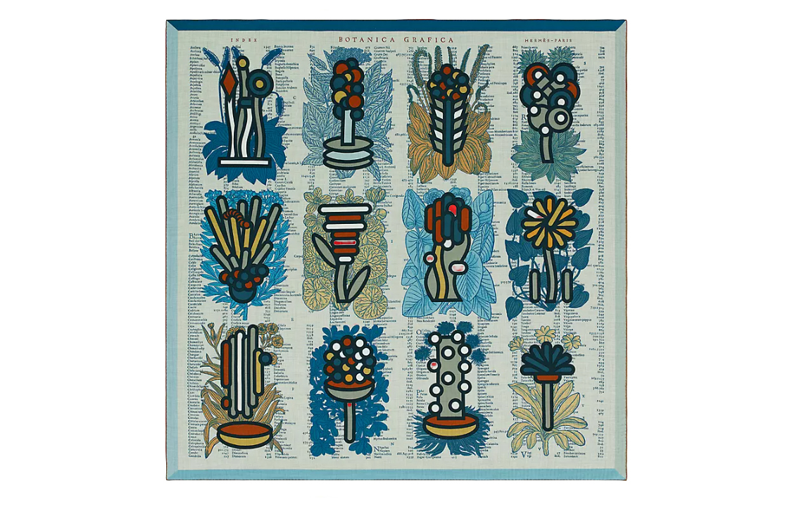 

Шарф Grafica Shawls Women's Blue HERMES