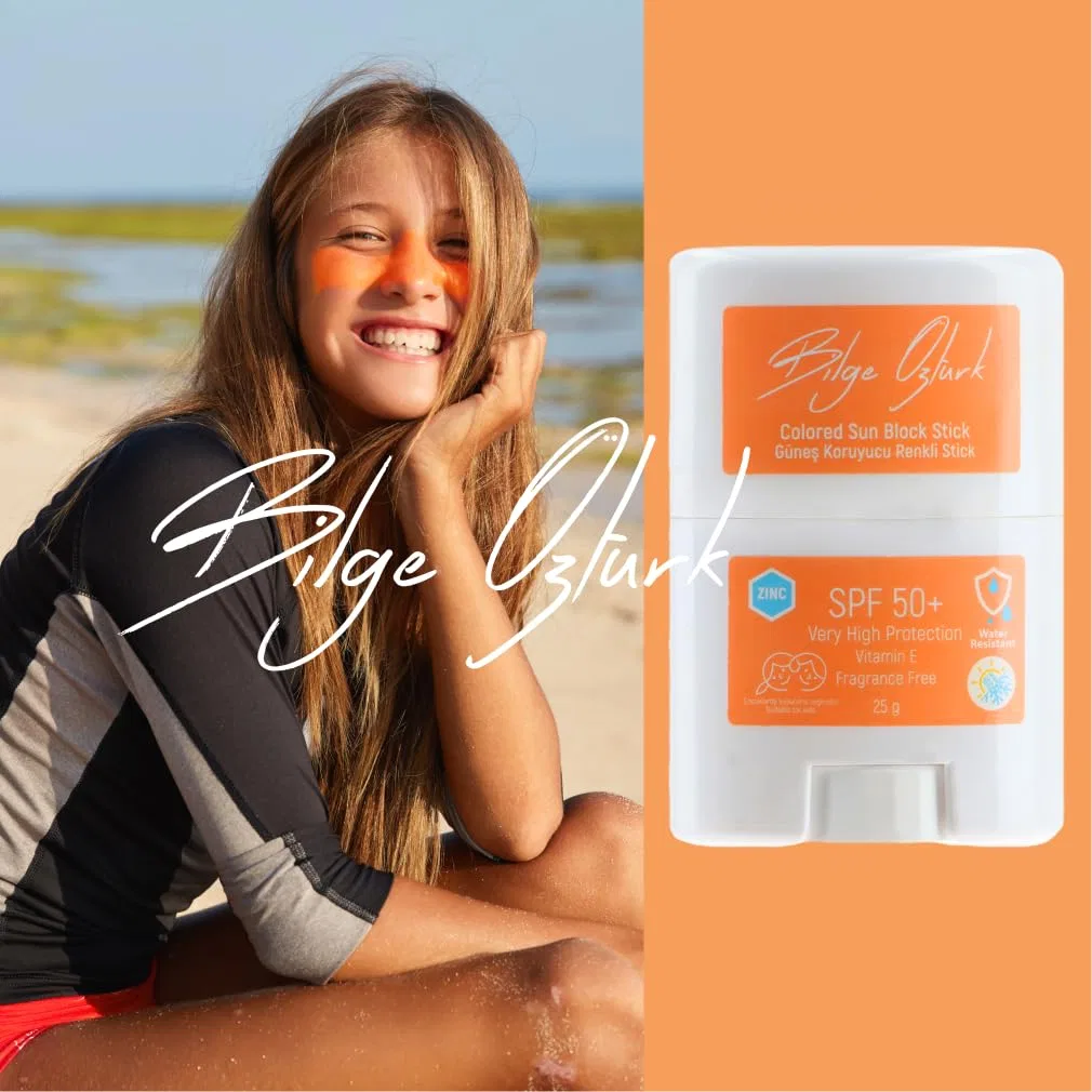 Цветной солнцезащитный стик SPF 50+ от BILGE OZTURK, оранжевый Bilge Özturk, Orange