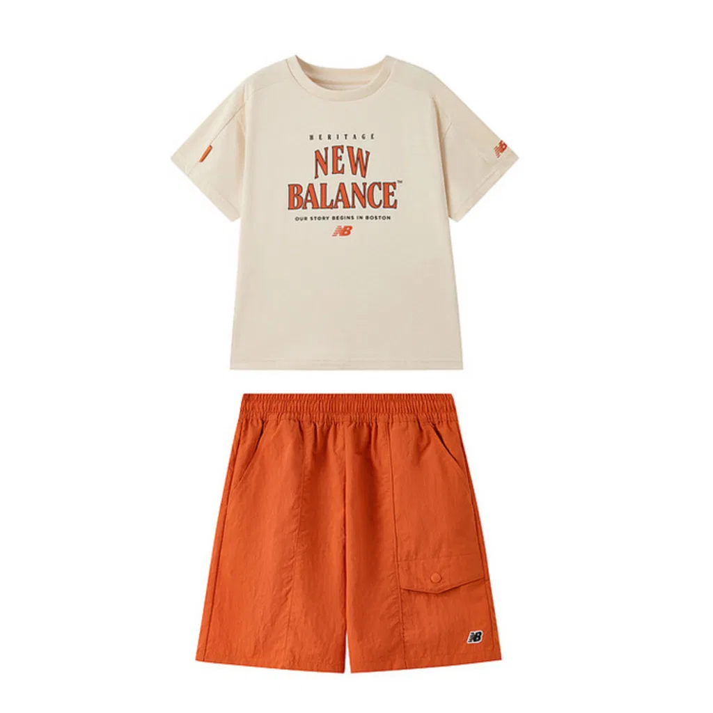 Футболка 2 Pack Kids' New Balance, Orange