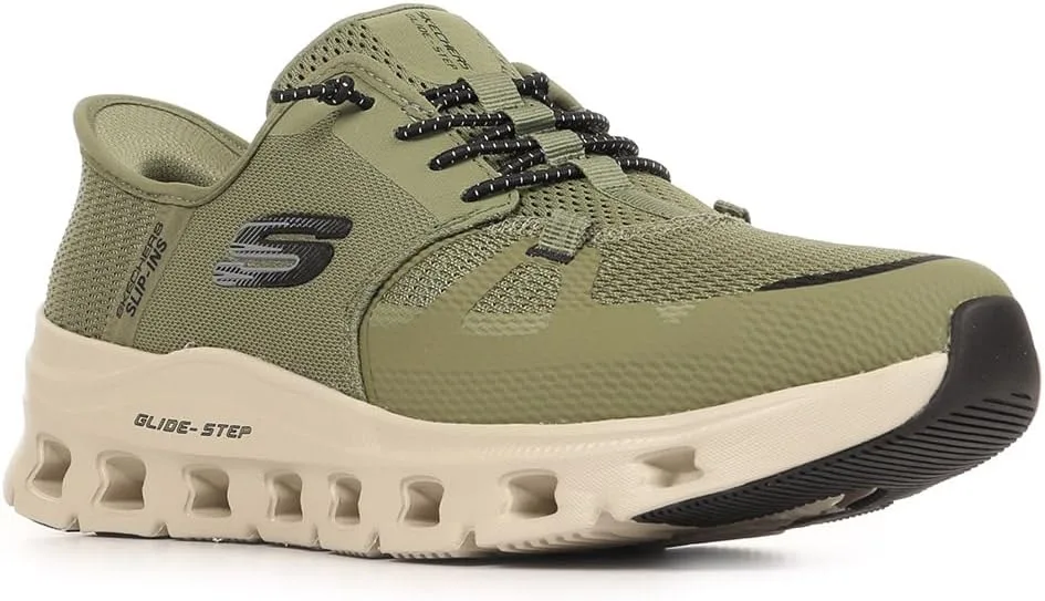 Мужские кроссовки Skechers Glide-Step PRO 232930, оливковый — фото 4