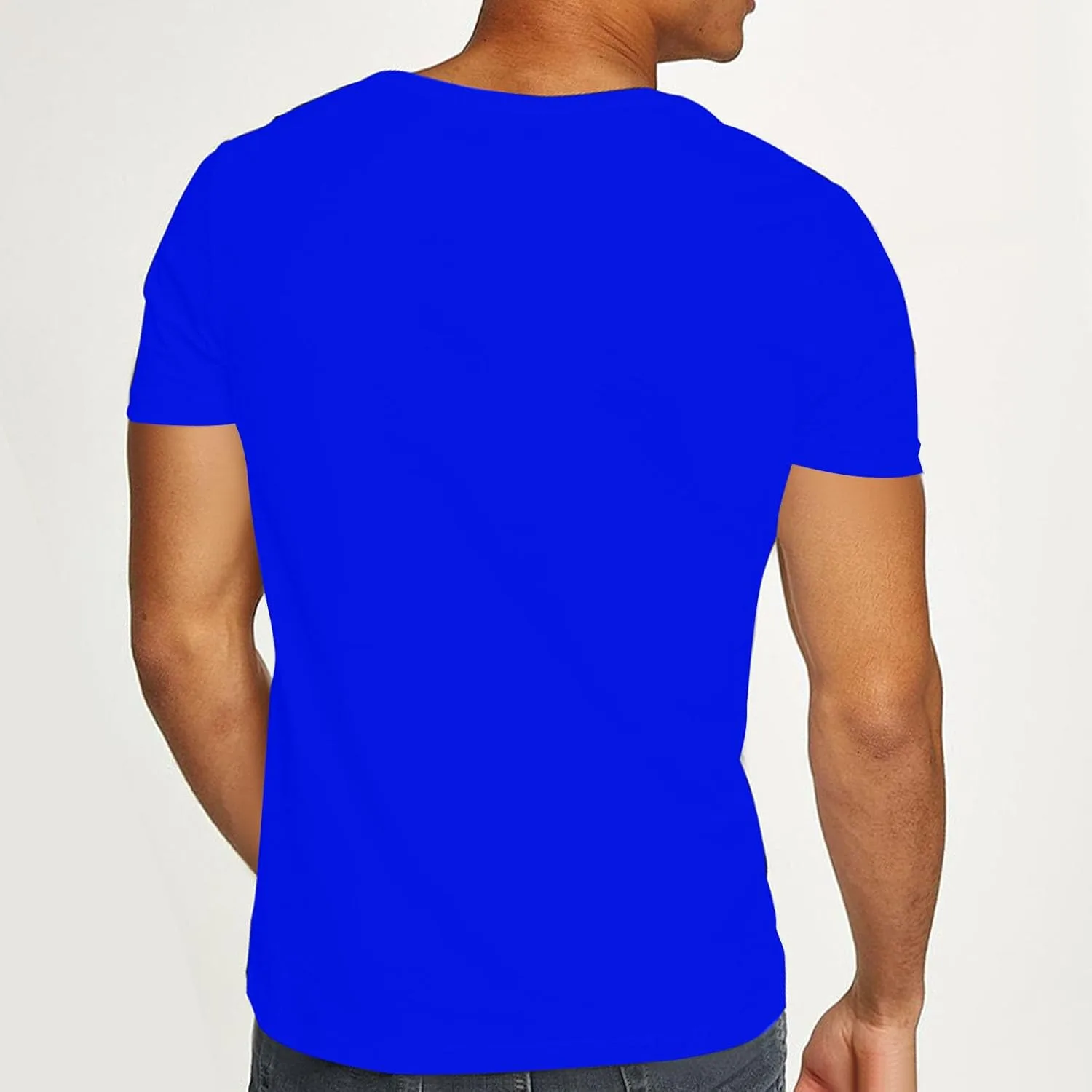 Футболка для тренировок Deep V Neck, мужская, с коротким рукавом, Slim Fit — фото 4