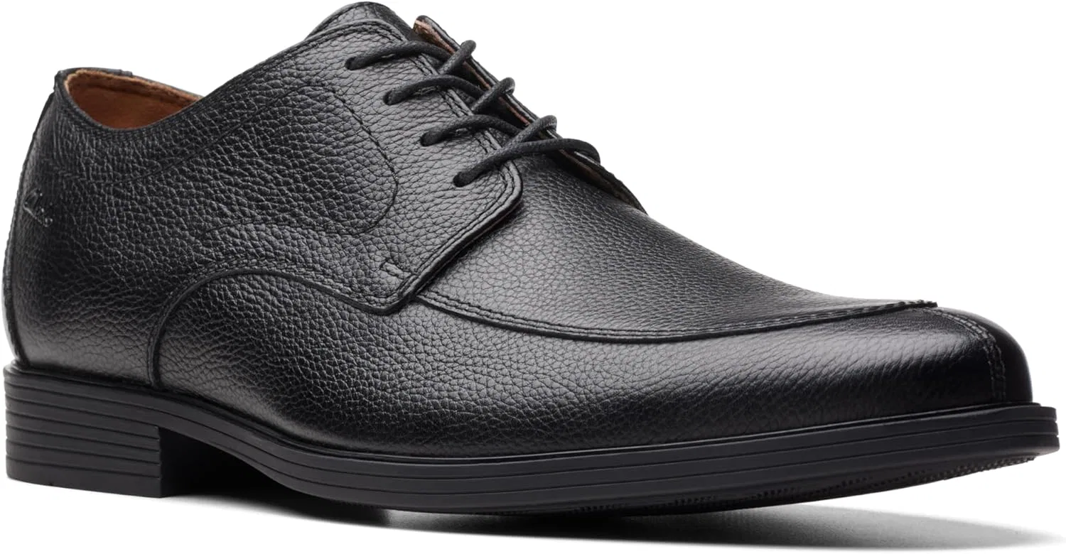 Туфли Clarks Men's Whiddon Oxford Apron, Black Milled — фото 3