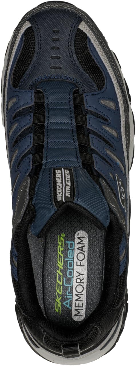 Мужские кроссовки Skechers Afterburn M. Fit Wonted, темно-синий/серый — фото 3