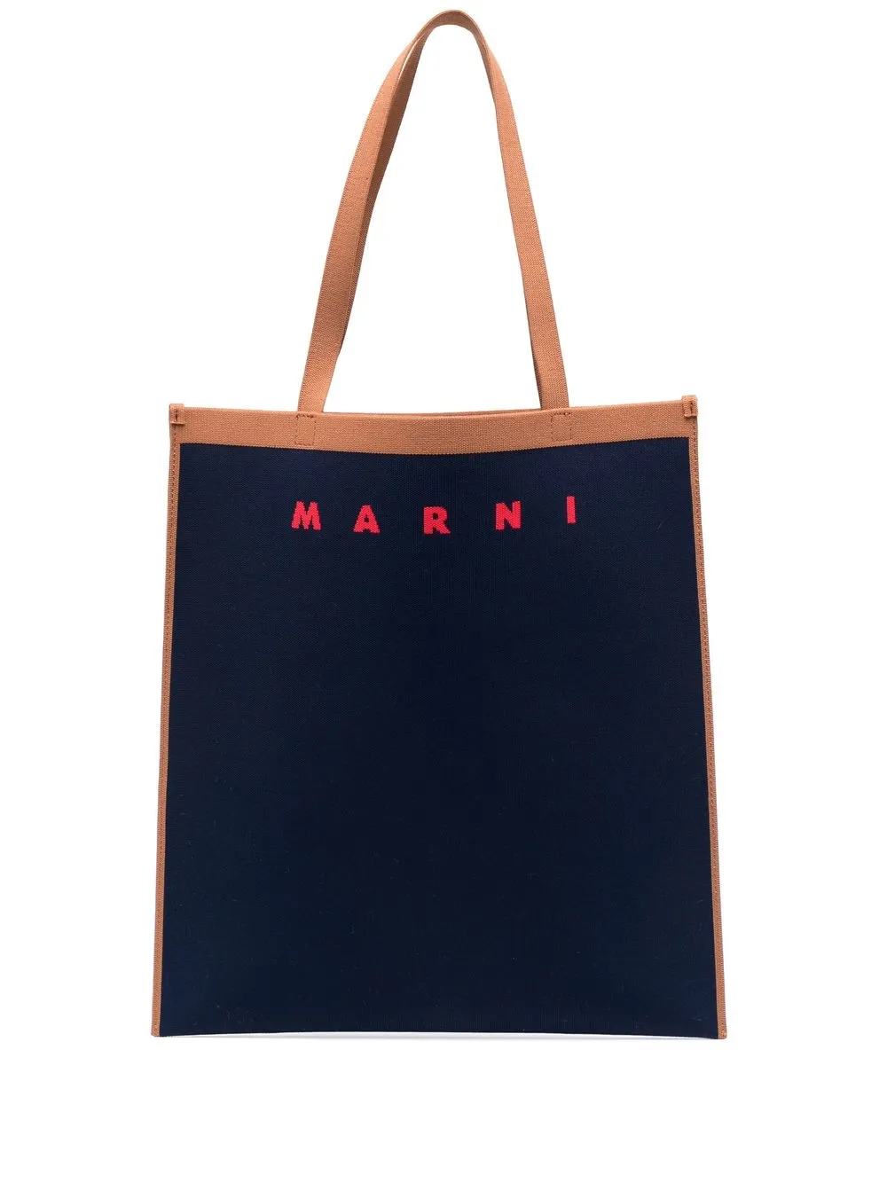 

Сумка-тоут с логотипом Marni, синий