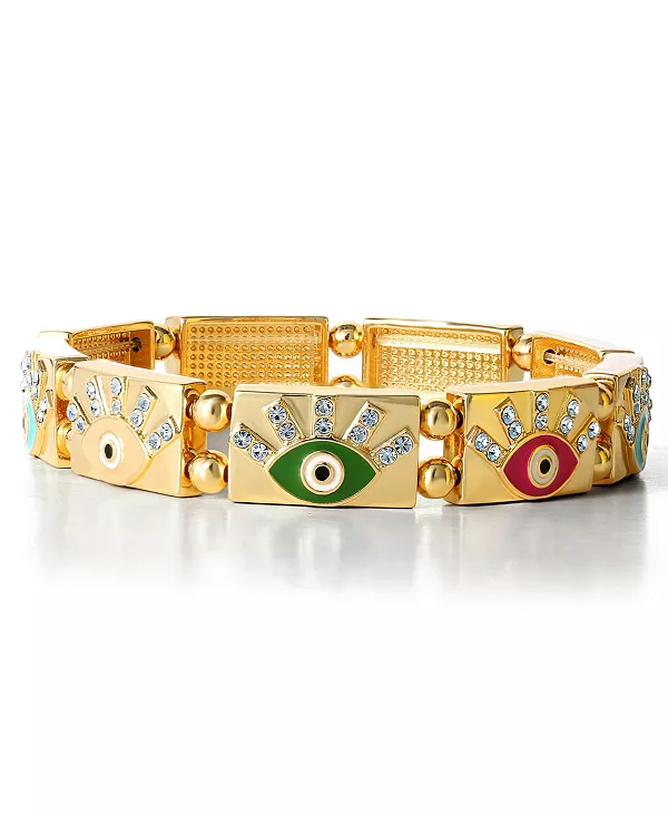 

Женский браслет от сглаза - золотые браслеты от сглаза для женщин Jessica Simpson, gold