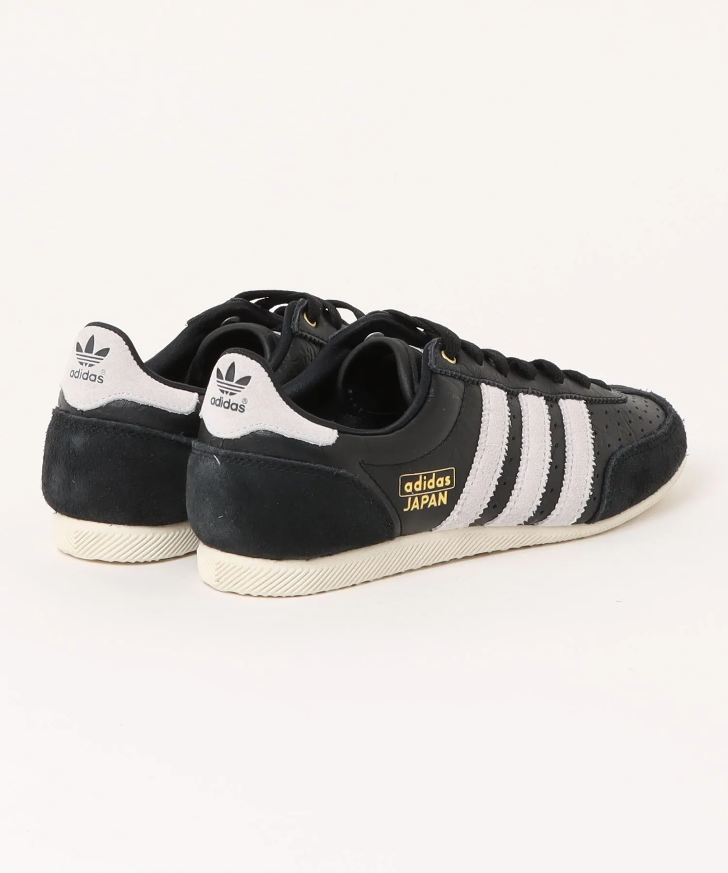 Мужские кроссовки из натуральной кожи IH5490 adidas Japan черные — фото 2