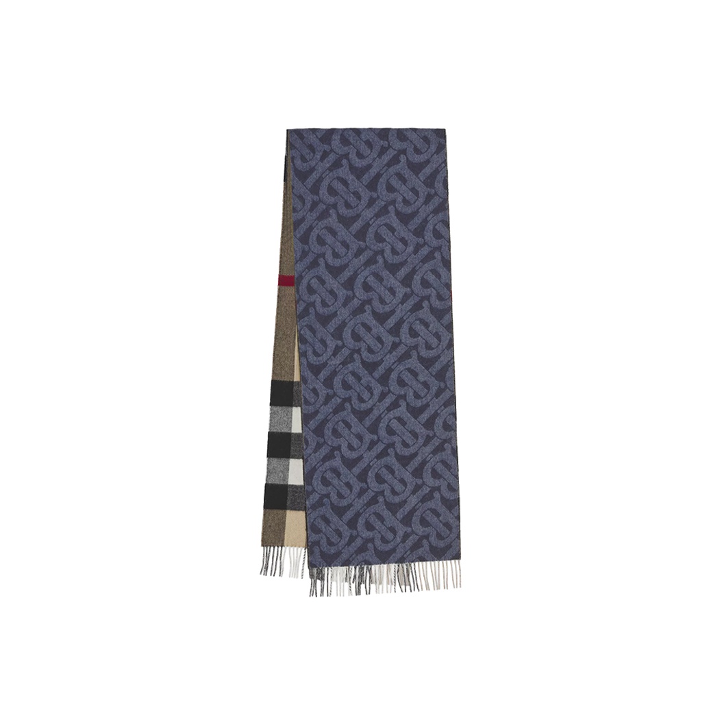 

Burberry Вязаный шарф унисекс, Blue