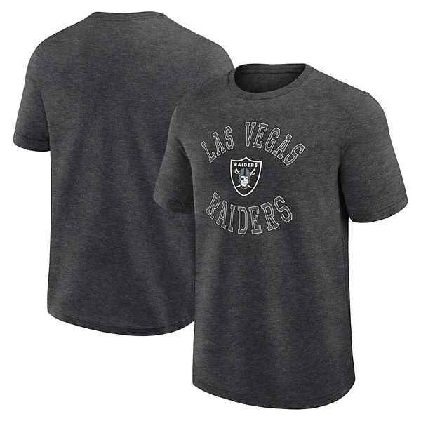 

Мужская футболка с логотипом heather charcoal las vegas raiders success Unbranded