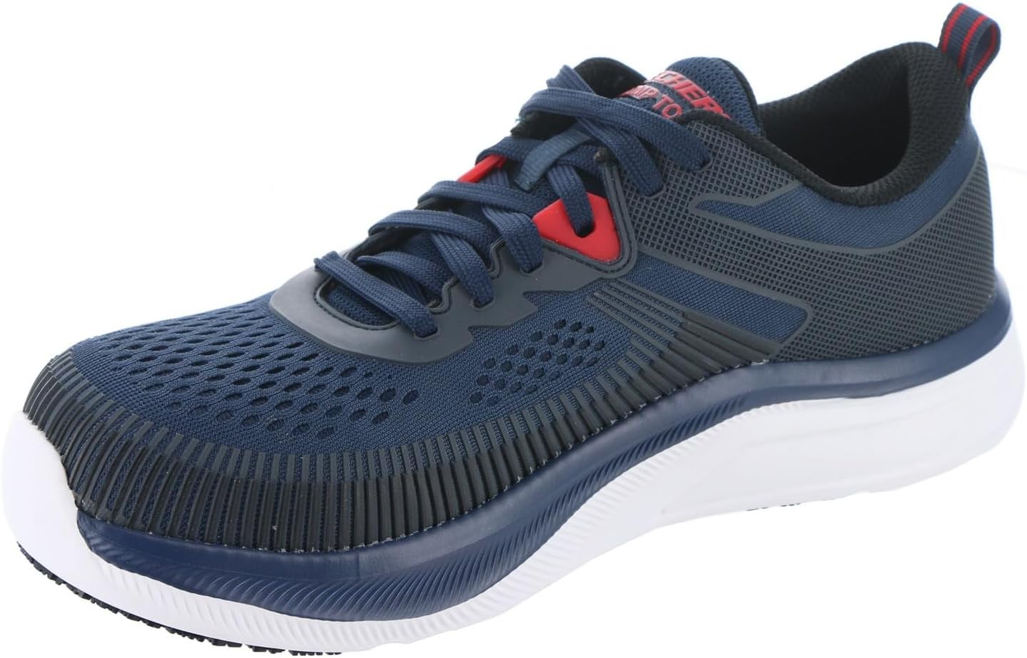 Мужские оксфорды Skechers Work Jevion, темно-синий — фото 4