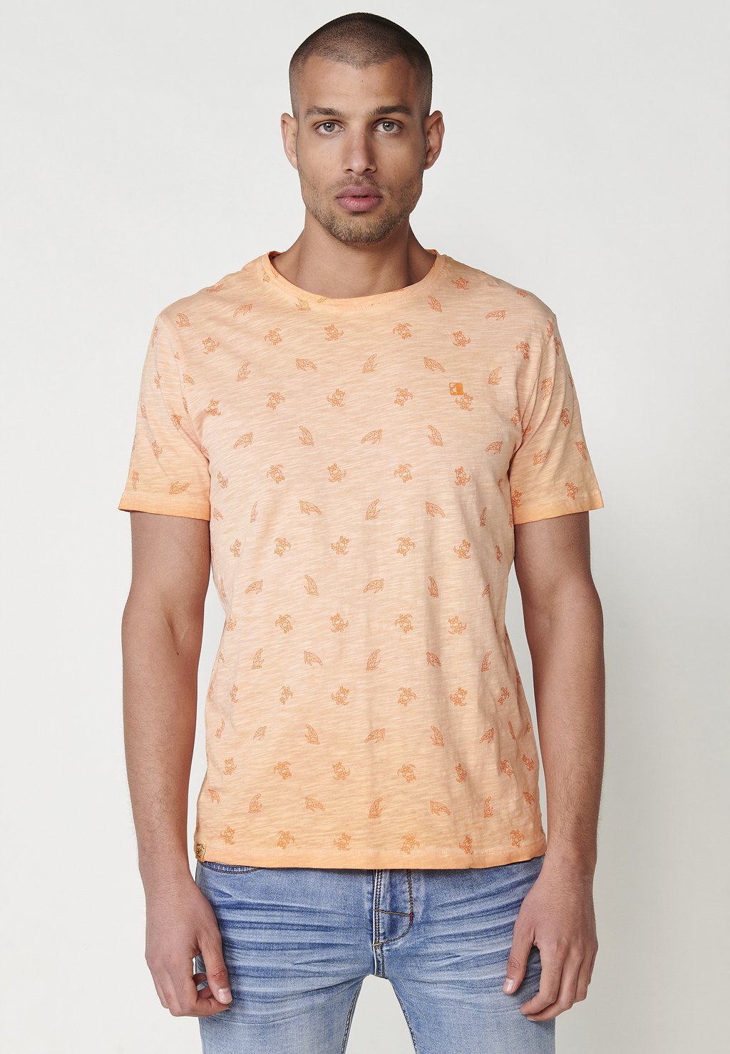 

Футболка с принтом SHORT-SLEEVE Koroshi, оранжевый