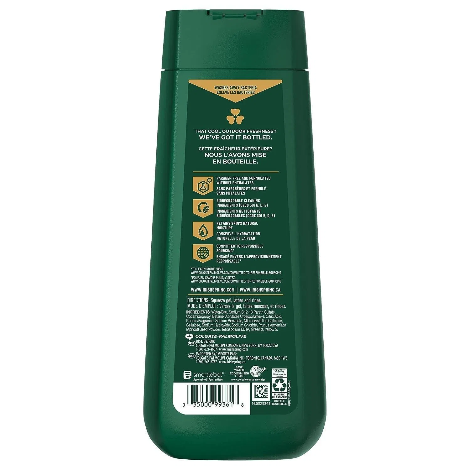 Мужской гель для душа Irish Spring Deep Action Scrub, 510 мл, 2 шт. Irish Spring — фото 2