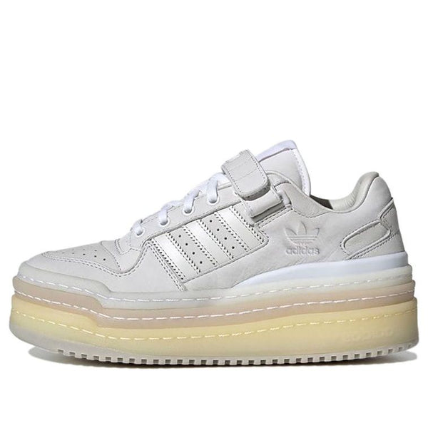 Кроссовки triple platforum low 'crystal white' Adidas, серый
