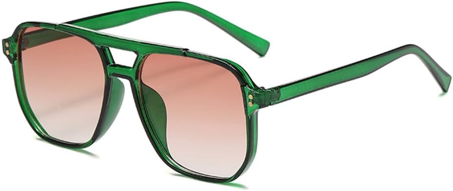 

Солнцезащитные очки UV400 с двойной перемычкой, большой овальной формы, градиентные цвета, подходят для женщин и мужчин, для бега и занятий спортом на открытом воздухе generic, Green Gradient Brown