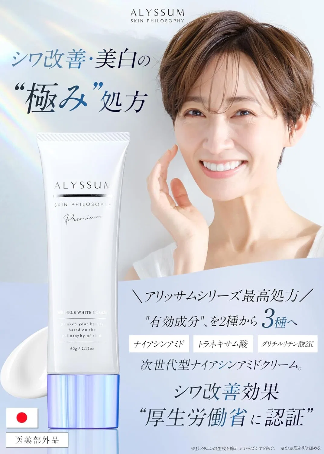 Набор Alyssum Skin Philosophy — Ночной с ниацинамидом, тройные активные ингредиенты, , набор ., , без отдушек, 60 г — фото 2