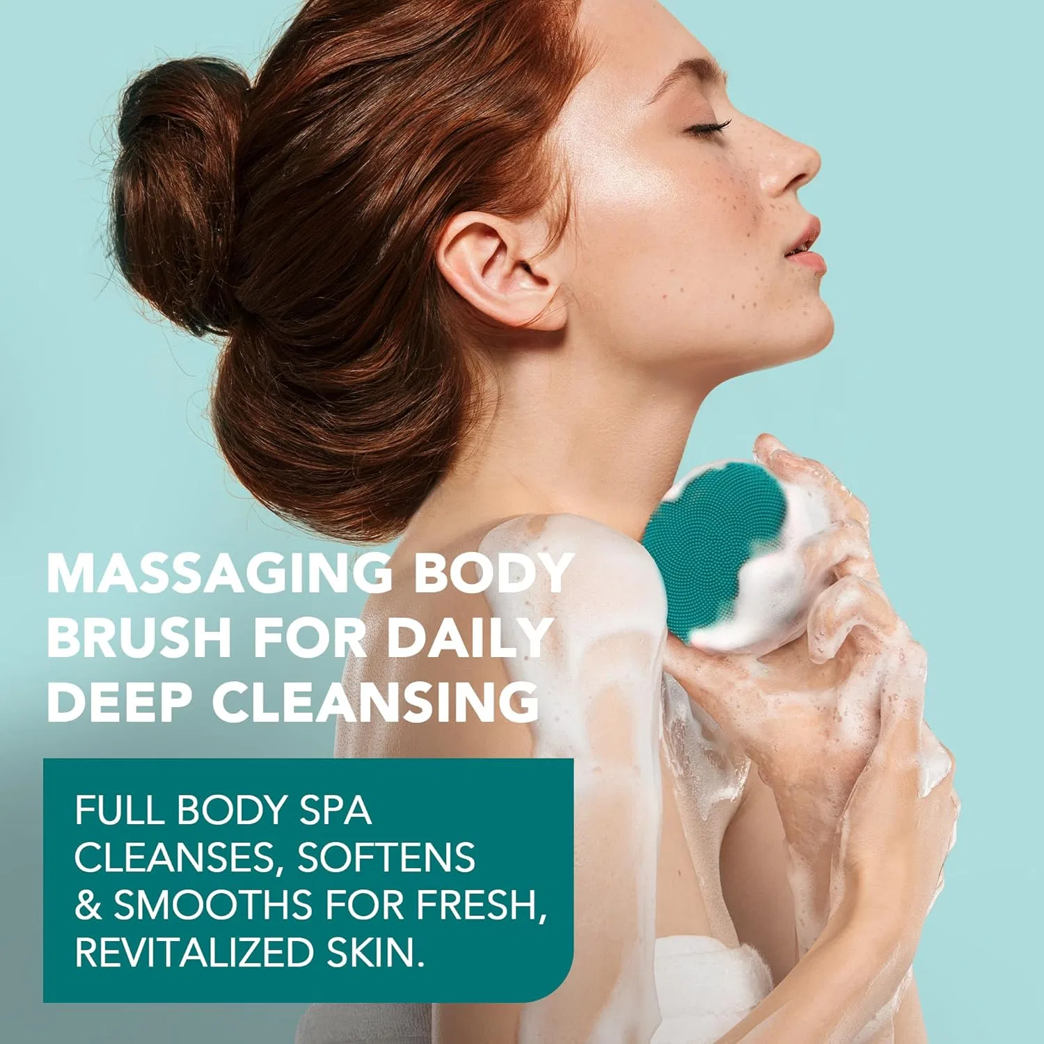 Щетка для тела FOREO Luna 4 Body Brush ‎Foreo, Evergreen — фото 2