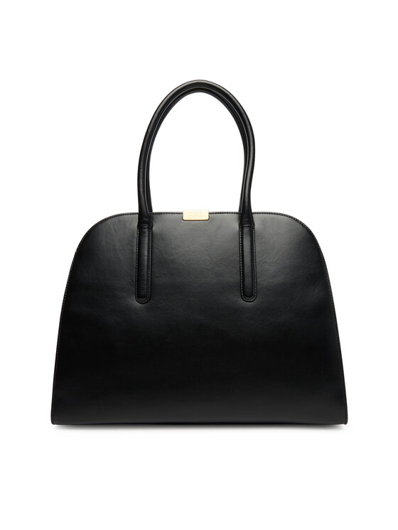 

Сумка Iconic Leather Tote AW0AW18206 Tommy Hilfiger, черный
