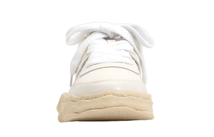 Низкие кроссовки Maison Parker OG Sole PF из кожи белого цвета Mihara Yasuhiro — фото 3