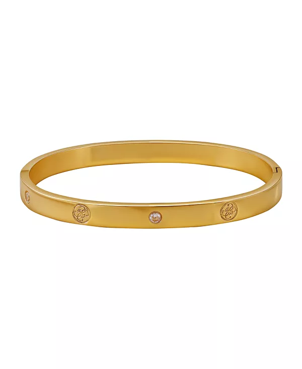 

Браслет с боковыми шарнирами из золота и серебра с кубическим цирконием Guess, gold