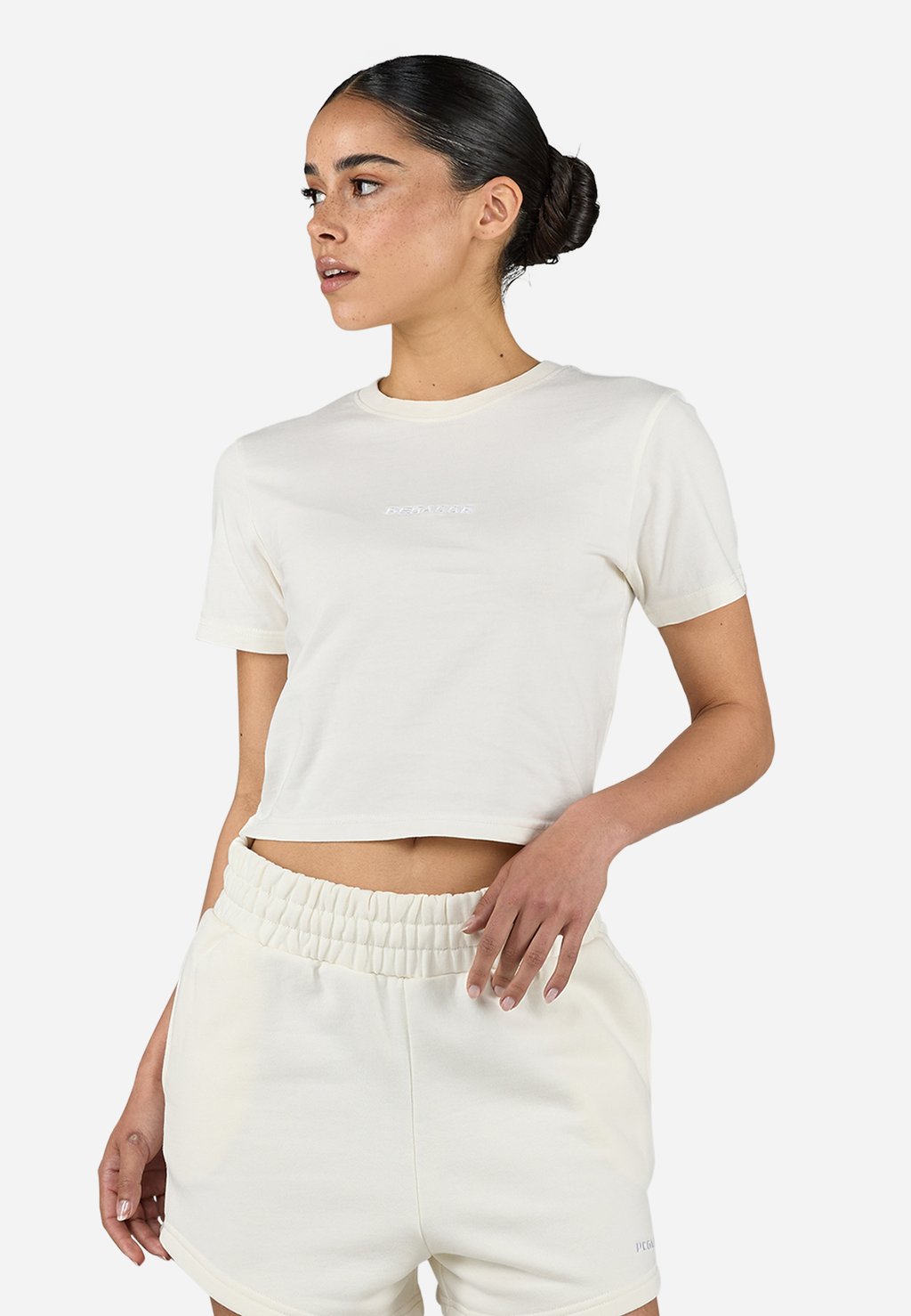

Базовая футболка INES CROPPED BABY TEE Pegador, кремовый