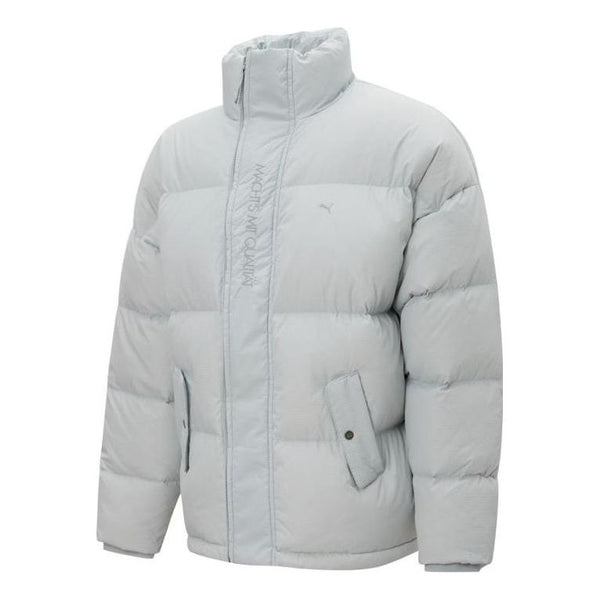 

Куртка mmq down puffer jacket 'grey' Puma, серый