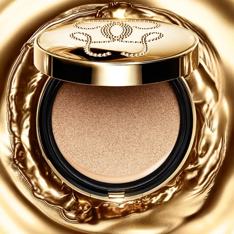 GUERLAIN Jiaolan Golden Diamond жидкий тональный крем Air Cushion набор для макияжа стойкий прозрачный 14,5 г+35 мл — фото 3