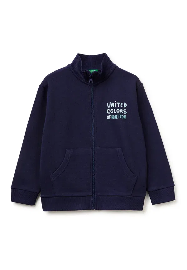 Толстовка на молнии United Colors Of Benetton, синий