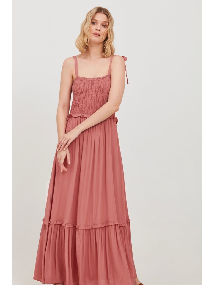 

Короткое платье b.young Sommerkleid BYHENKA SMOCK DRESS - 20809993 Sommerkleid, розовый