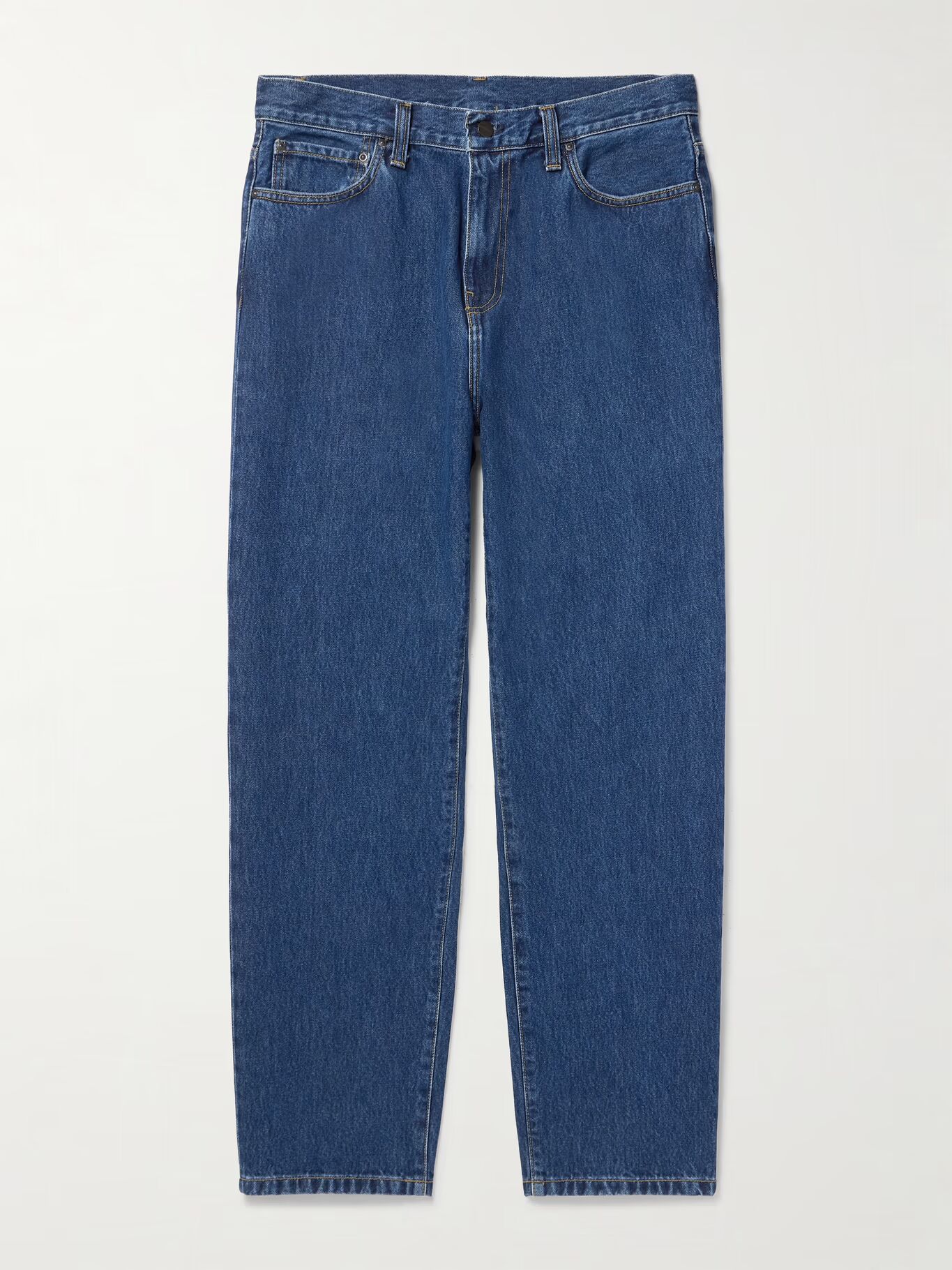 

Джинсы Aaron Straight-Leg с логотипом-аппликацией CARHARTT WIP, синий