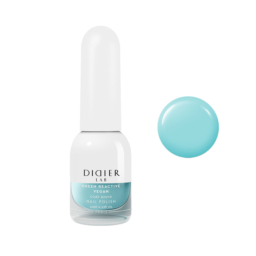

Веганский лак для ногтей vegan nail polish Didier Lab, цвет coat azure, 10 мл