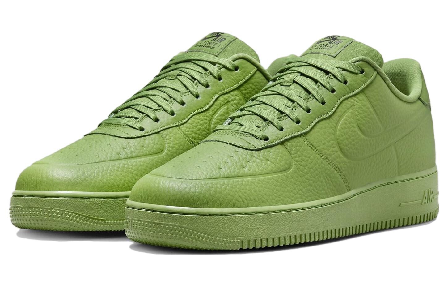 Мужские кроссовки для скейтбординга Nike Air Force 1, Зеленый — фото 3