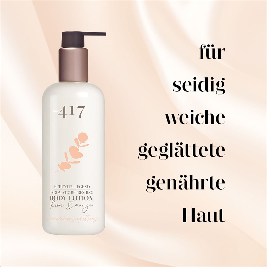 Лосьон для тела kiwi & mango aromatic refreshing body lotion 417, объем 350 мл — фото 2