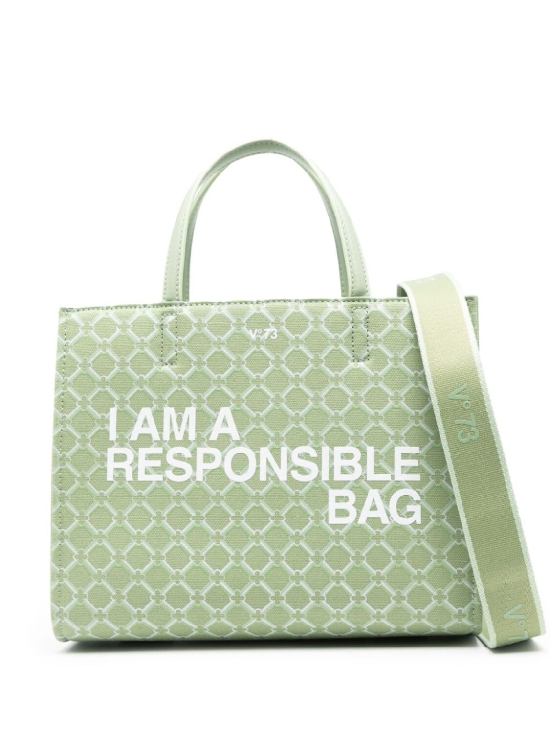 

V°73 сумка-тоут Responsibility, зеленый