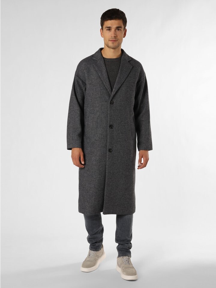 

Пальто Finshley & Harding London, цвет marine hellgrau