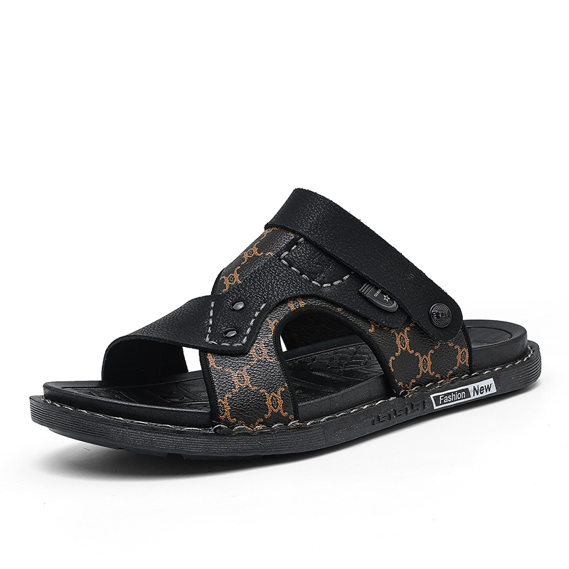 

Jinho Пляжные сандалии мужские черно-коричневые коричневые, цвет Brown