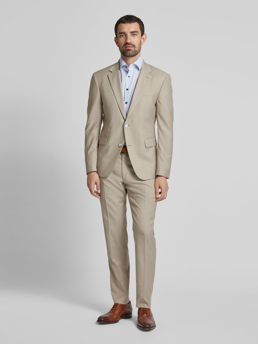 

Рубашка делового покроя Modern Fit с рукавами 1/2 OLYMP, синий